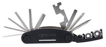 Instrumentas Forever Outdoor MT-16, metalas, sidabro/juoda