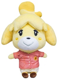 Mīkstā rotaļlieta Animal Crossing Shizue Isabelle, dzeltena, 21 cm