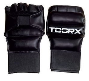 Boksa cimdi Toorx Lynx Eco Leather Gloces, melna, M