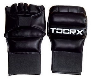 Boksa cimdi Toorx Lynx Eco Leather Gloces 552GABOT009, melna, M