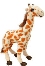 Mīkstā rotaļlieta Wild Planet Giraffe, brūna/bēša, 35 cm