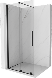 Dušas siena Mexen Walk-In Velar, 90 cm x 200 cm, melna