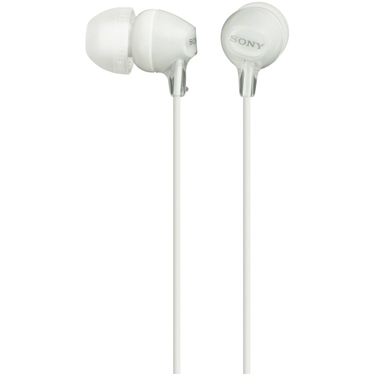Laidinės ausinės Sony MDR-EX15LP, balta