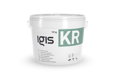 Универсальная шпаклевка Igis KR, готов к использованию, белый, 18 кг