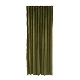 Ночные шторы Domoletti Velvet W537628/37, темно-зеленый, 140 см x 260 см