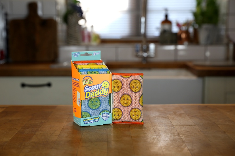 Абразивная губка Scrub Daddy Scour Daddy 622190, многоцветный, 3 шт.
