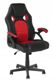 Игровое кресло OTE, 104 - 114 x 50 x 59 см, черный/красный
