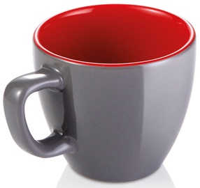 Krūzīte Tescoma Crema Shine Espresso, sarkana pelēka, 0.08 l