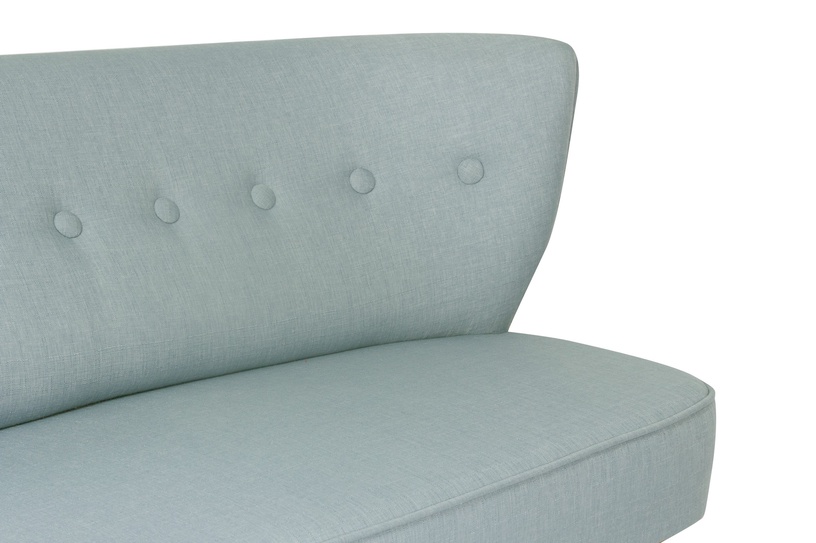 Dīvāns Hanah Home Bienville 2-Seat, gaiši zila, 141 x 73 cm x 77 cm