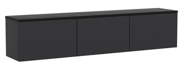 TV-laud Kalune Design Neon Illuminated, antratsiit, 160 cm x 32 cm x 35 cm
