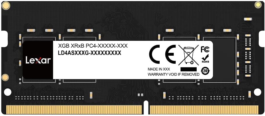 Operatyviojiatmintis(RAM)LexarLD4AS008G-B3200GSST,DDR4(SO-DIMM),8GB,3200MHz