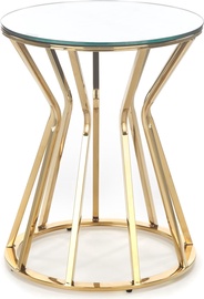 Kafijas galdiņš Afina-S, zelta, 45 cm x 45 cm x 50 cm