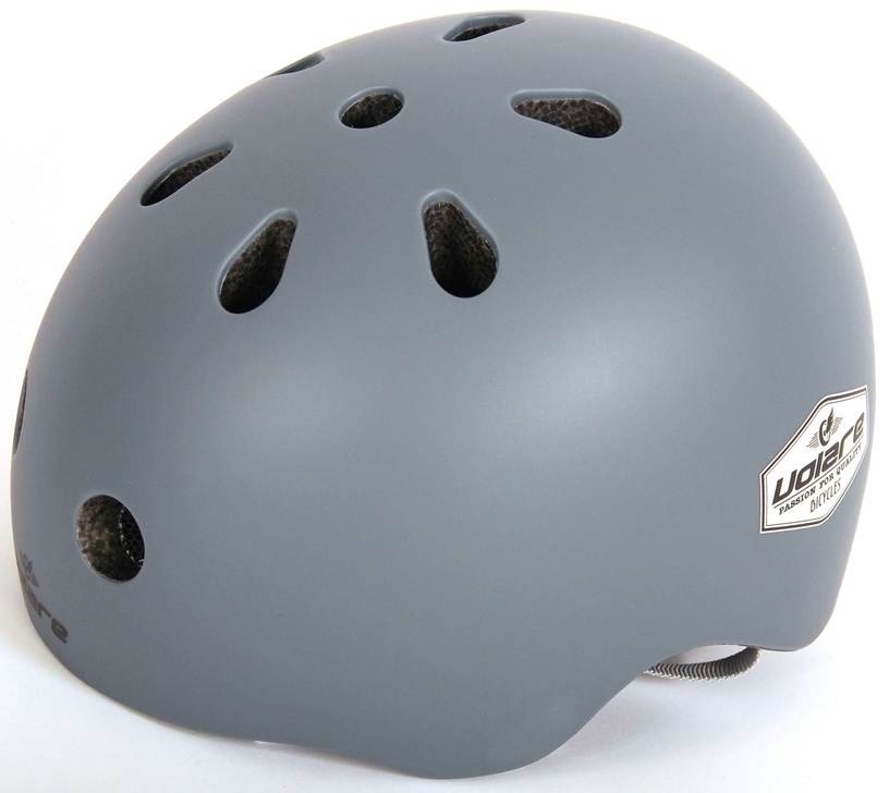 Aizsardzības ķivere Volare Bicycle Helmet, pelēka, 45-51
