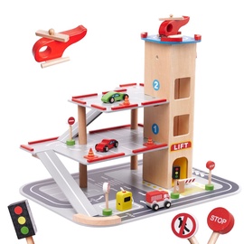 Autostāvvieta Lulilo Wooden Parking City Garage 10669682