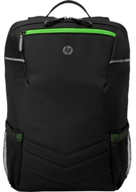 Рюкзак HP Pavilion Gaming Backpack 300, черный/зеленый, 17″