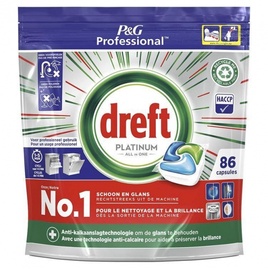Trauku mazgājamās mašīnas kapsulas P&G Dreft Platinum, 86 gab.
