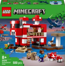 Konstruktor LEGO® Minecraft Mooshroomi maja 21270, 500 tk