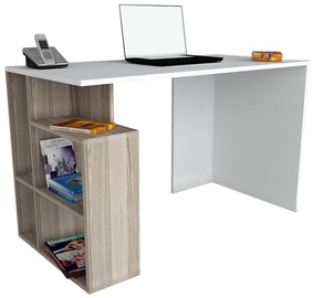 Galds Kalune Design Labran, balta/gaiši brūna