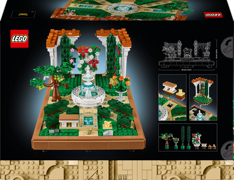Konstruktor LEGO® Icons Purskkaevude aed 10359, 1302 tk
