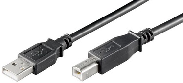 Kaabel MicroConnect USB 2.0 A to B 1.8m Black