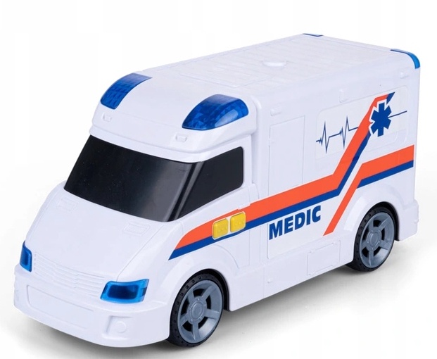 Bērnu rotaļu mašīnīte HTI Teamsterz Medic 66981, balta