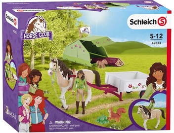 Komplekts Schleich Horse Club Sarah's Camping Adventure 42533, 23 cm