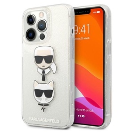 Vāciņš Karl Lagerfeld KLHCP13LKCTUGLS iPhone 13 Pro, Apple iPhone 13 Pro, sudraba