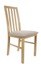 Valgomojo kėdė Ramen D09-TXK_RAMEN-TX099-1-GEMMA_13_BROWN, matinė, šviesiai ruda, 52 cm x 44 cm x 95 cm