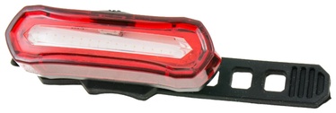 Velosipēdu lukturis Bottari Bicycle Reat Light 94331, plastmasa, melna/sarkana