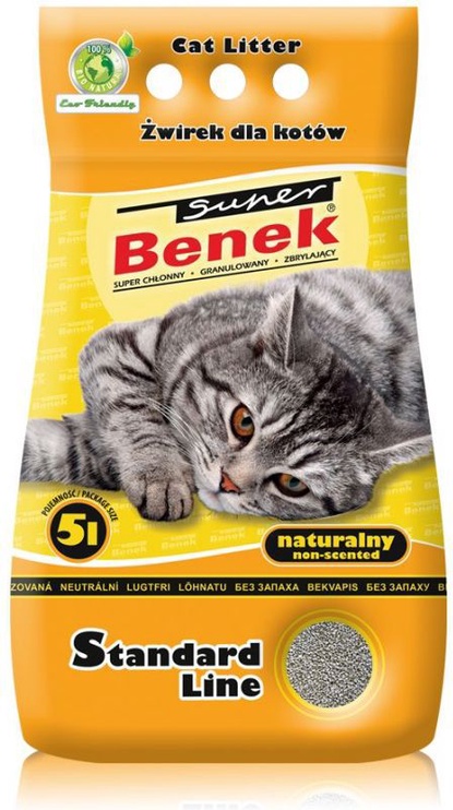 Наполнители для котов Super Benek Standard, 5 л