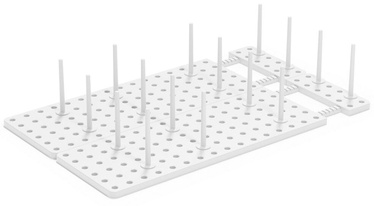 Лоток для столовых приборов Mark PEGGY, 54.3 см x 15 см x 10.16 см, пластик, белый
