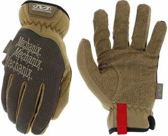 Рабочие перчатки перчатки Mechanix Wear FastFit MFF-07-008, искусственная кожа, коричневый, S, 2 шт.