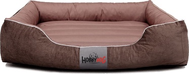 Guļvieta mājdzīvniekiem Hobbydog Exclusive L, brūna, 650 mm x 500 mm
