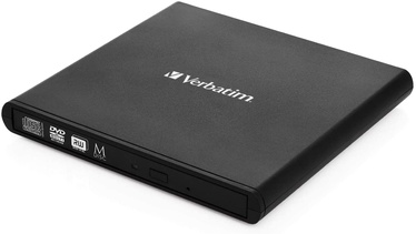Išorinis optinis įrenginys Verbatim CD-DVD Recorder U2, 220 g, juoda