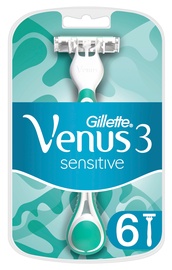 Skuveklis Gillette Venus 3 Sensitive, 6 gab.