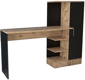 Стол Kalune Design CT2 AB, черный/сосновый