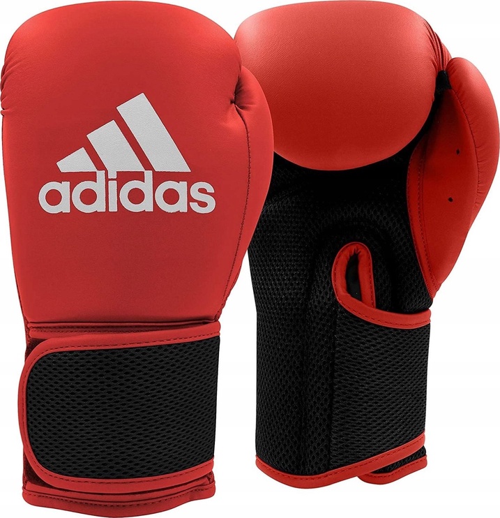 Боксерские перчатки Adidas Hybrid 25 3602108, красный, 8 oz