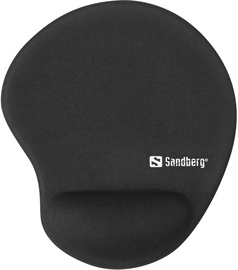 Hiirematt Sandberg 820-98, 23 cm x 20 cm x 2 cm, must