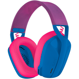 Mänguri kõrvaklapid arvutimängude jaoks, juhtmevabad Logitech G435, sinine
