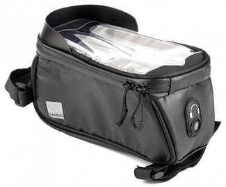 Dviračio krepšys Sahoo Bicycle Bike Bag 122053, polivinilchloridas (pvc)/600d poliesteris, juoda