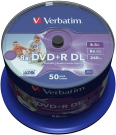 Datu nesējs Verbatim, 8.5 GB, 50gab.