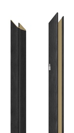 Ukseleng Domoletti, 209.5 cm x 14 cm x 10 cm, vasakpoolne, antratsiittamm