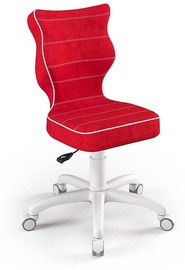 Детский стул Petit VS09, белый/красный, 30 см x 77.5 см