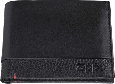 Piniginė Zippo Nappa Tri-Fold, juoda