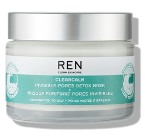 Маска для лица для женщин Ren Clearcalm Invisible Pores Detox, 50 мл