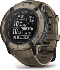 Умные часы Garmin Instinct 2X Solar Tactical, коричневый