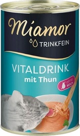 Kassi märgtoit Miamor Trinkfein Vital Drink With Tuna, 0.135 kg