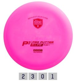 Летающая тарелка Discmania D-Line P2, розовый