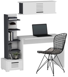 Стол Kalune Design Dawn, белый/антрацитовый