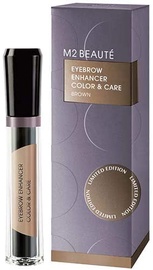 Uzacu tuša M2 Beaute Eyebrow Enhancer Color & Care, Brown, 6 ml